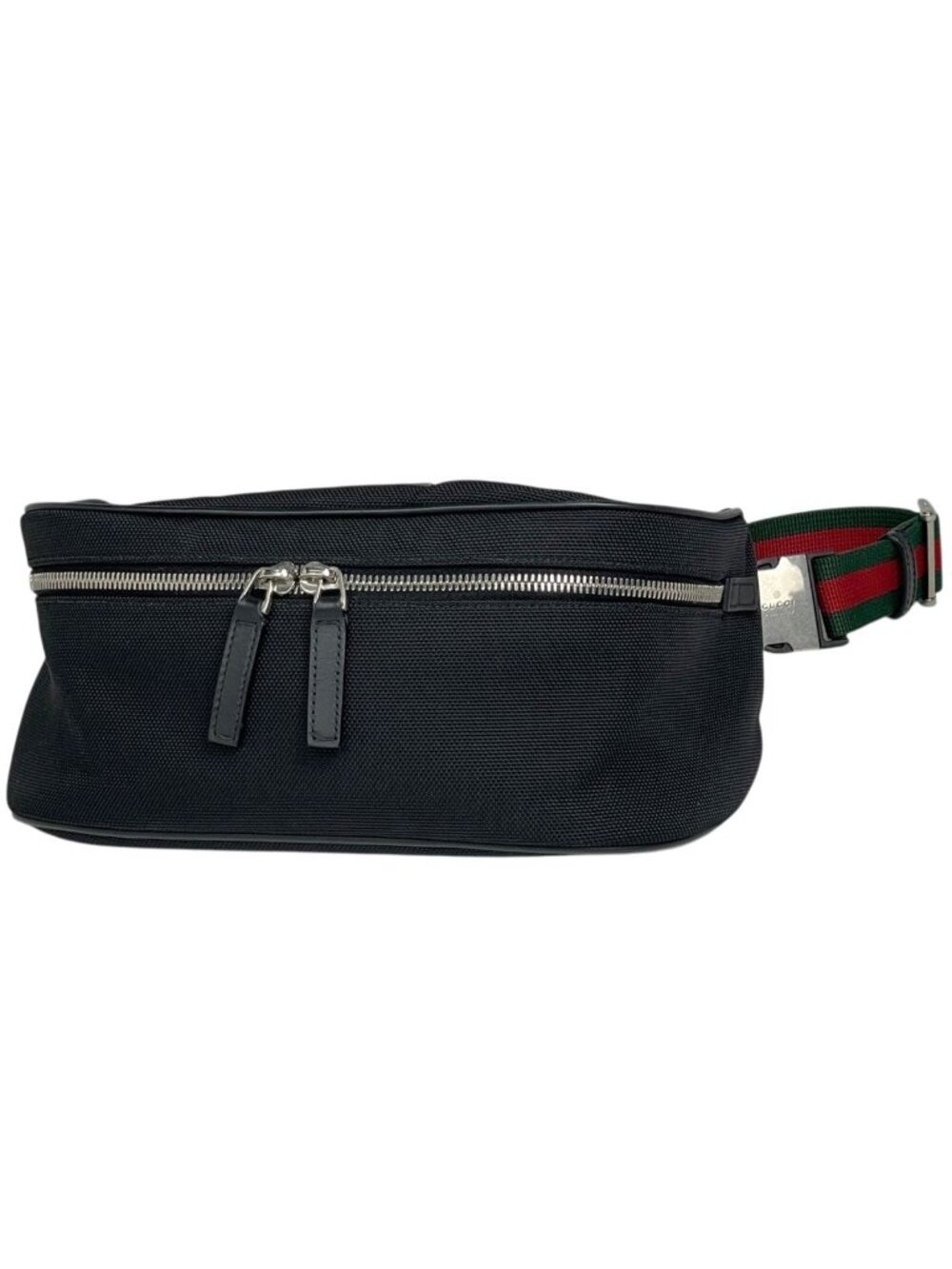 Gucci Sherry Line Waist Bag Nylon Black